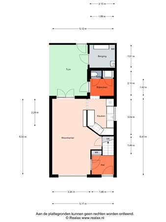 Floorplan - Nieuwe Schans 64, 3751 BD Bunschoten-Spakenburg
